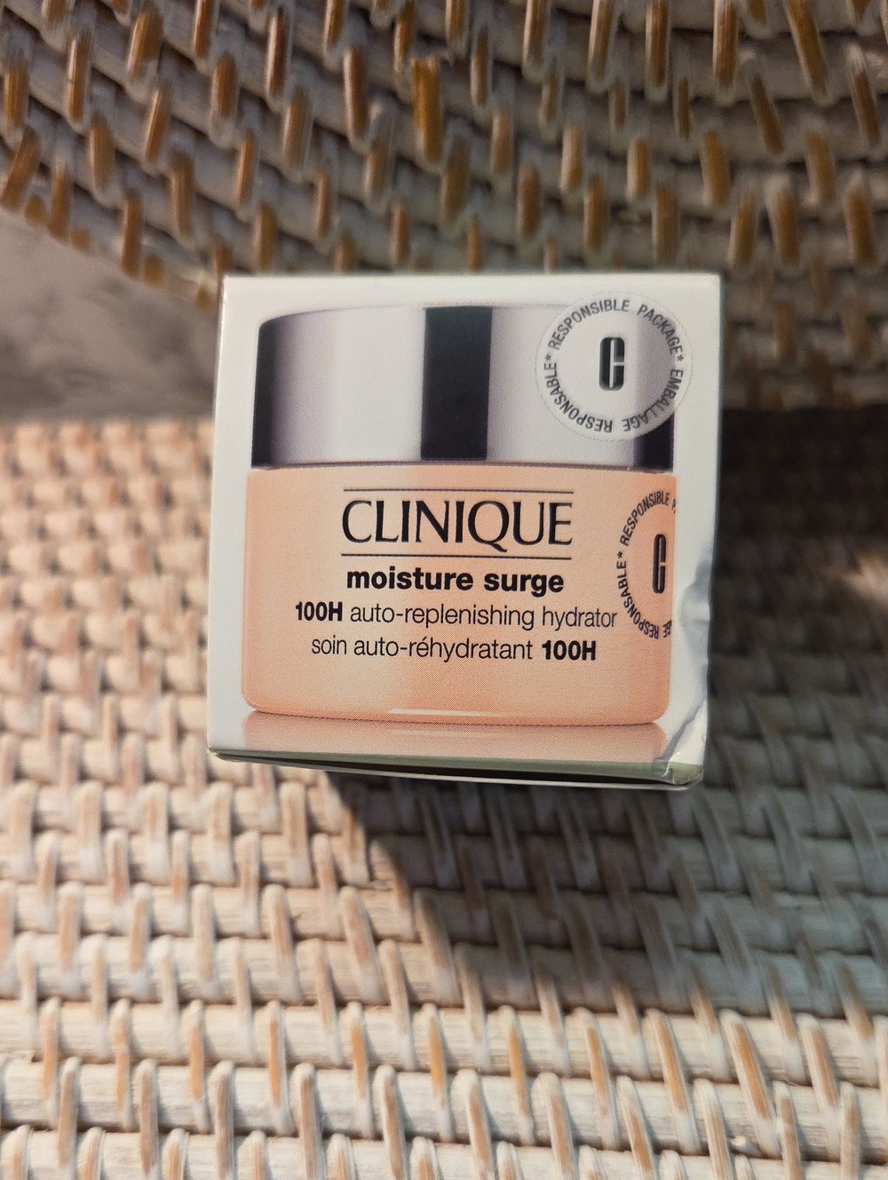 Clinique Moisture Surge Primer Jar — Peach & Silver